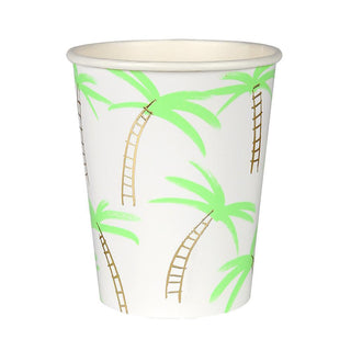 Meri Meri Palm Trees Cups - 8 Pkt
