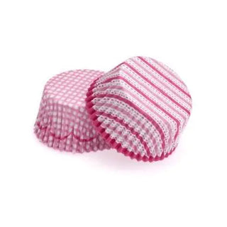 Pink Hearts Cupcake Papers - 24 Pkt