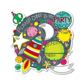 Rachel Ellen | Space Invitations | Space Party Supplies NZ