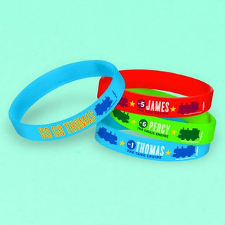Thomas the Tank Engine Silicone Bracelets - Pack of 4