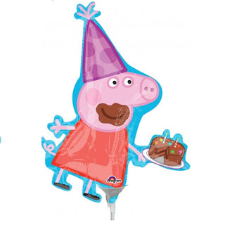 Peppa Pig Mini Shaped Foil Balloon - Add to Balloon Garland
