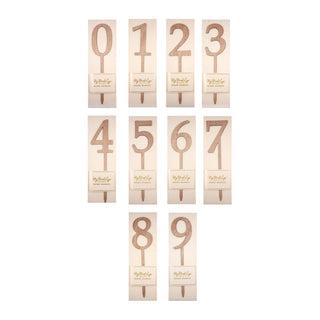 My Minds Eye | Number Cake Topper | Wooden Cake Topper | NZ Party Supplies |