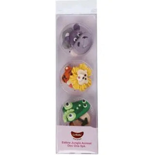 Edible Jungle Animal Dec Ons - 6 Pack