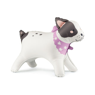 Party Deco | French Bulldog Standing Air-Fill Foil Balloon | Dog Party Supplies NZ