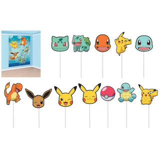 Pokemon Scene Setter Backdrop and Photo Props