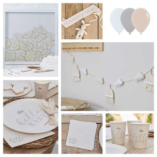 Cloud Baby Shower Pack for 8 - SAVE 25%