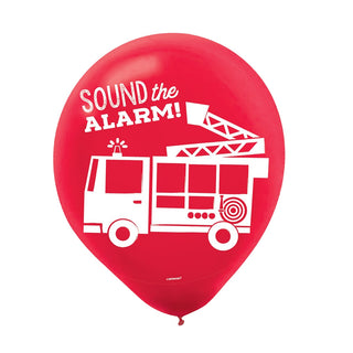 Fire Truck Balloons | Fire Fighter Party Supplies NZ