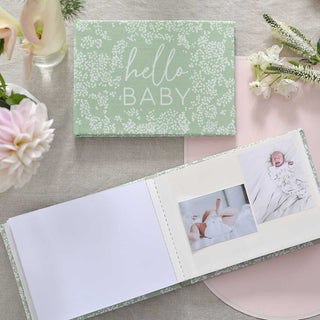 Ginger Ray Hello Baby Fabric Baby Photo Album