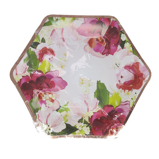Floral Plates - Dinner 10 Pkt