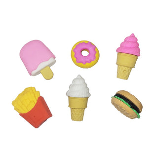 Food Eraser Set - 6 Pkt