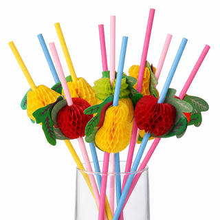 Tropical Fruit Straws | Fruit Party Supplies NZ