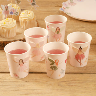 Ginger Ray | Fairy Paper Cups with Pop Out Wings | Fairy Party Supplies NZ