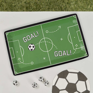 Ginger Ray | Football Plates | Soccer Plates | Football Party | Soccer Party | NZ Party Supplies |