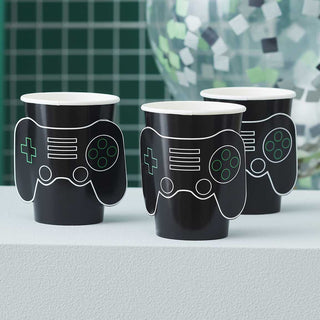 Ginger Ray | Ginger Ray Cups | Ginger Ray Game Cups | Game Controller Cups | NZ Party Supplies |