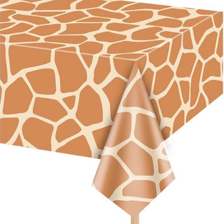 Giraffe Print Tablecover | Safari Animal Party Supplies NZ