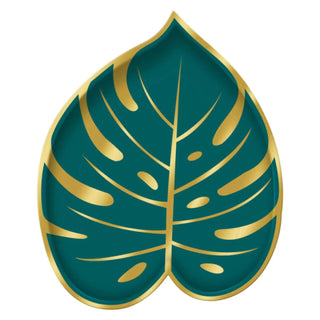 Key West Palm Leaf Shaped Plates - 8 Pkt