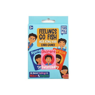 Te Reo Māori Feelings Go Fish Playing Card Game