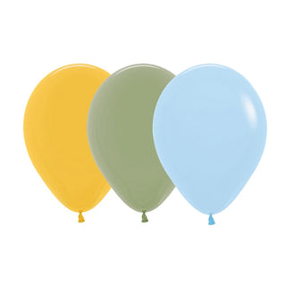 Goldenrod, Eucalyptus & Pastel Blue Balloons | Winnie the Pooh Party Supplies NZ