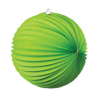Lime Green Accordion Lantern - 25cm