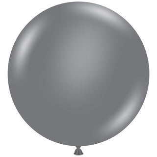 Giant Grey Smoke Balloon - 90cm