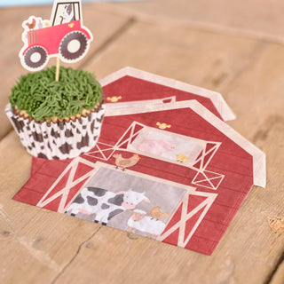 Ginger Ray Farm Party | Ginger Ray Farm Napkins | Farm Party Napkins | Barn Shaped Napkins 