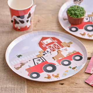 Ginger Ray Farm Party | Ginger Ray Animal Party Plates | Farm Party Plates | Barnyard Party Plates | Dinner Party Plates