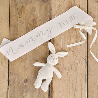 Ginger Ray Cream Mummy to Be Baby Shower Sash | Baby shower nz