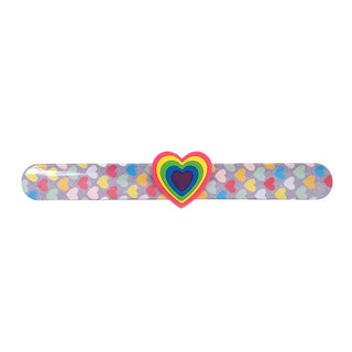 Rainbow Heart Slap Band | Rainbow Party Supplies NZ