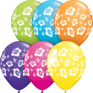 Hibiscus Balloons | Moana Luau Party Supplies NZ