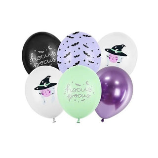 Hocus Pocus Witch Balloons - 6 Pkt