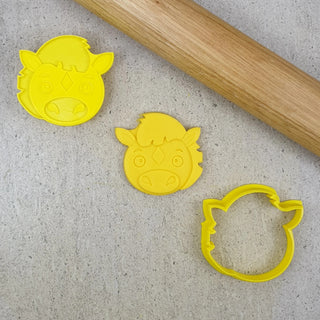 Horse Cookie Cutter & Debosser Set