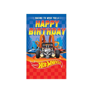 Hot Wheels Birthday Card | Hot Wheels Party Supplies NZ
