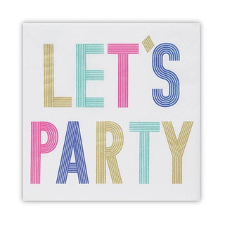 Let's Party Napkins - Beverage 20 Pkt