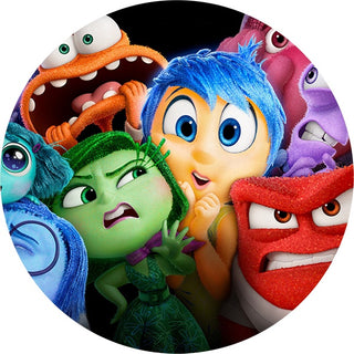 Inside Out 2 Round Edible Cake Image | Inside Out Party Supplies NZ