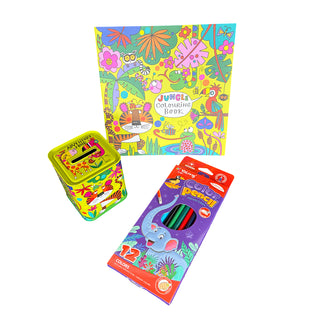 Kids Jungle Animal Gift Set