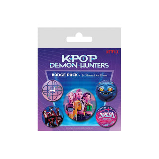 K-Pop Demon Hunters Badges - 5 Pkt