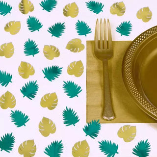 Key West Foil Palm Leaf & Pineapple Scatters