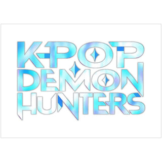 KPop Demon Hunters Logo A5 Edible Icing Icon | KPop Demon Hunters Party Supplies NZ