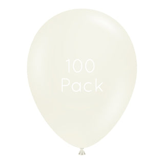 Lace Balloons 100 Pack | Cream Party Supplies NZ