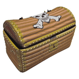 Inflatable Treasure Chest | Pirate Party Supplies NZ