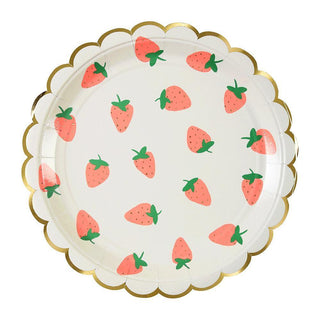 Meri Meri Strawberry Plates | Fruit Party NZ