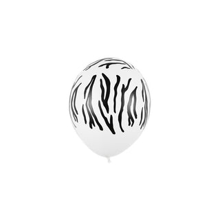 Qualatex | Mini Zebra Latex Balloon | Jungle & Safari Balloon NZ