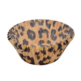 Leopard Print Cupcake Papers - 24 Pkt