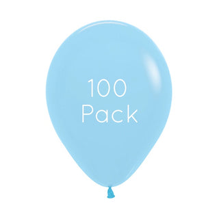 Light Blue Balloons - 100 Pkt