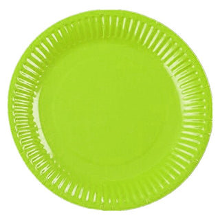 Lime Green Plates - Lunch 12 Pkt