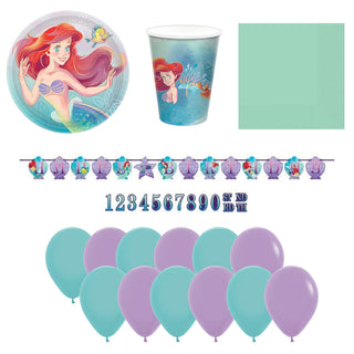 Little Mermaid Party Essentials Pack for 8