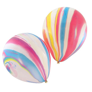 Marble Balloons | Rainbow Party Supplies NZ