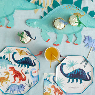Meri Meri Dinosaur Party Napkins | Dinosaur Party Lunch Napkins | Dinosaur Jurassic Party Supplies