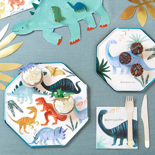 Dinosaur Plates | Paper Dinner Party Plates | Dinosaur Party Supplies 