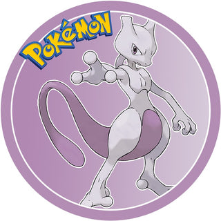 Pokemon Mewtwo Edible Icing Cake Image